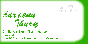 adrienn thury business card